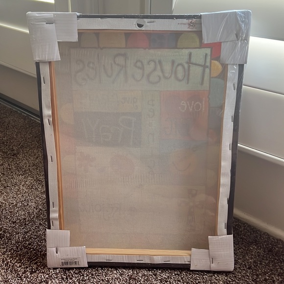 5 for $25💵 House Rules canvas. - Picture 2 of 3